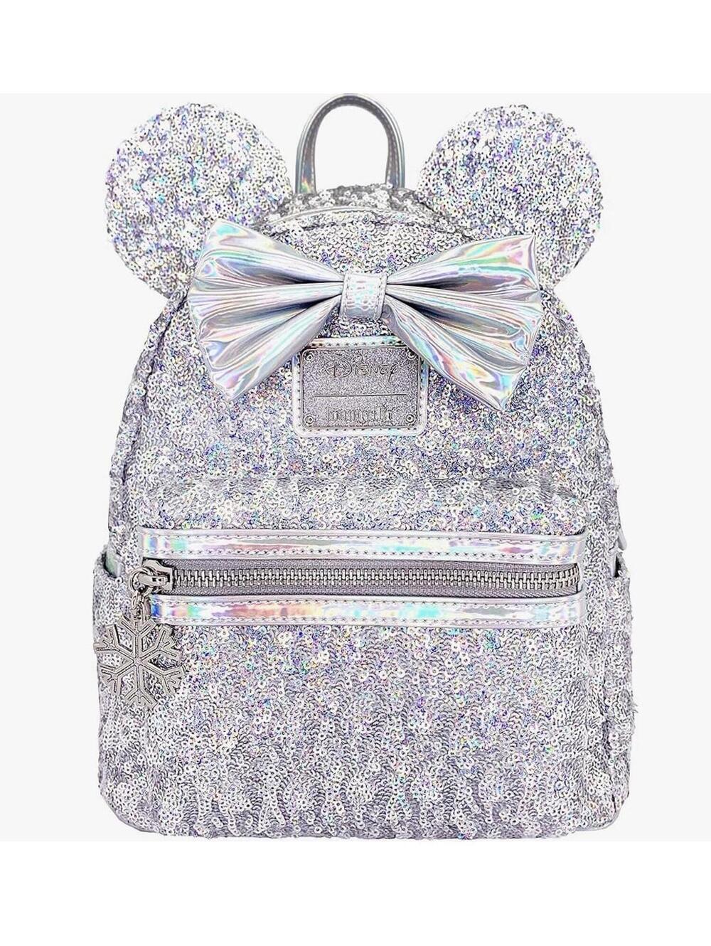 Loungefly Disney Holographic Sequin Minnie Mini Backpack